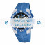 Lotus style watch strap 15778.3 Rubber / plastic Light blue