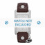 Michael Kors watch strap MK2262 Leather Brown 18mm + standard stitching