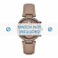 Michael Kors watch strap MK2629 Leather Light brown 18mm + standard stitching