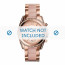 Michael Kors watch strap MK6349 Metal Rosé