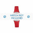 Nautica watch strap N13536L  Rubber / plastic Red