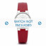 Skagen watch strap 433SSLR Leather Red 15mm + red stitching