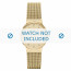 Skagen watch strap SKW2196 Metal Gold 13mm
