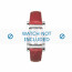Tommy Hilfiger watch strap TH679300938 / TH-45-3-14-0700 - 1780749 Leather Red 15mm + red stitching