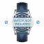 Tommy Hilfiger watch strap TH-50-1-14-0717 / TH-50-1-14-0718 / TH679300956 Leather Blue 22mm + white stitching