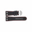 TW Steel watch strap TWB81L Leather Black 30mm + red stitching