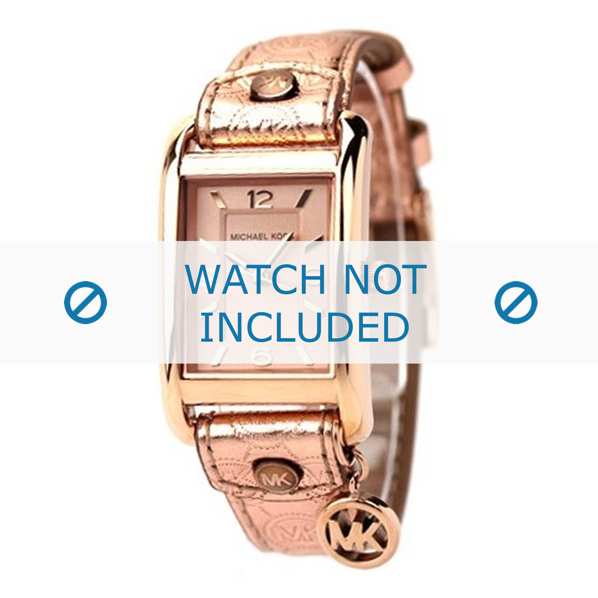 michael kors leather watch strap