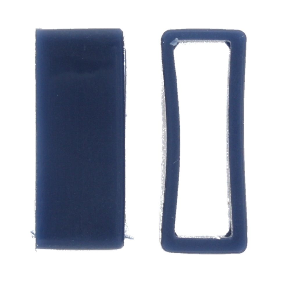 Watch strap Keeper Rubber Blue 30mm