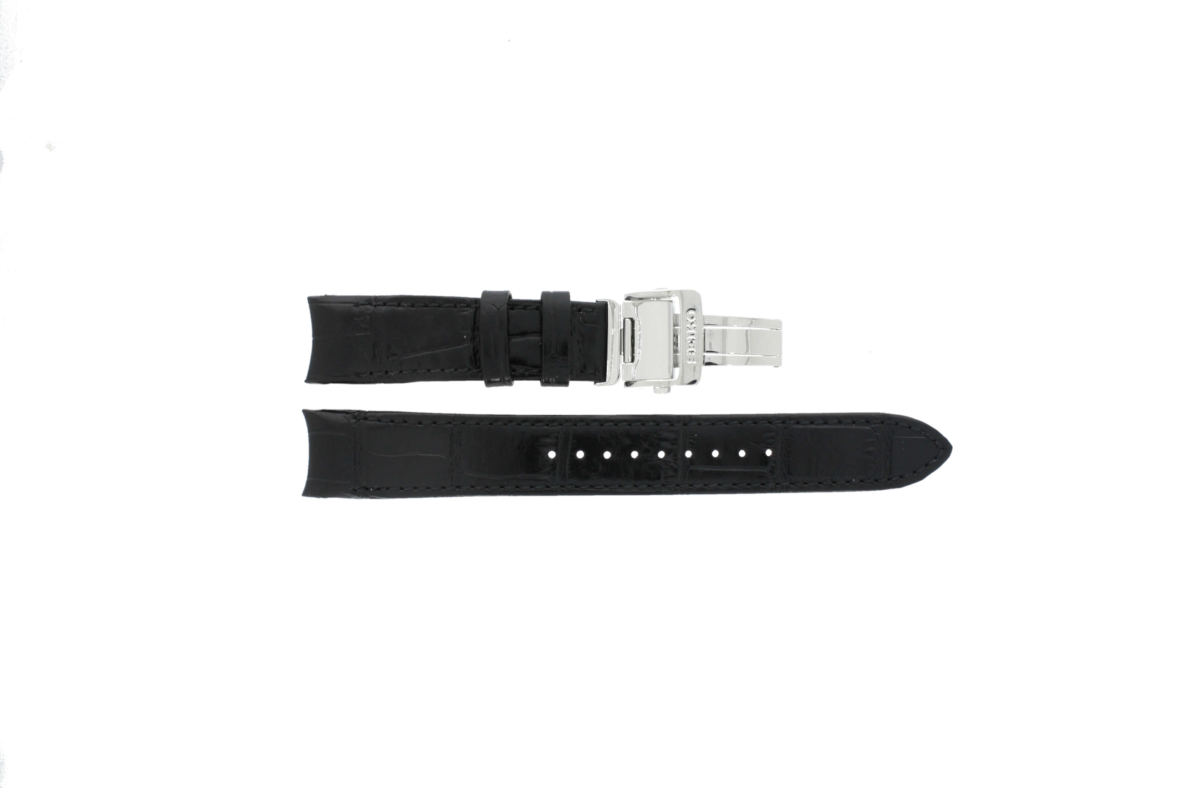 Watch strap Seiko 6G34-00E0 / SRL021P1 / 4A072JL Leather 21mm