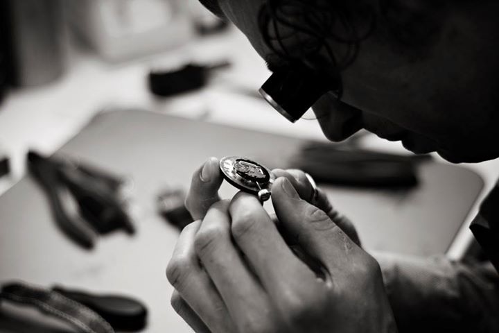 Our watchmaker Antonie Slegers at work
